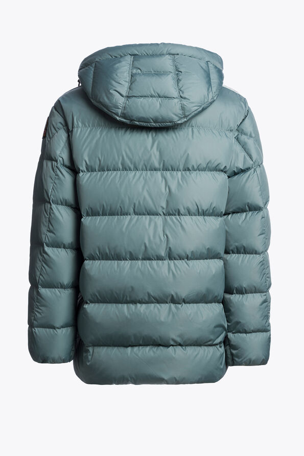 Parajumpers SALLINS - HOODED DOWN PARKA GREEN-BLUE 26WMPMPUTT02P080782