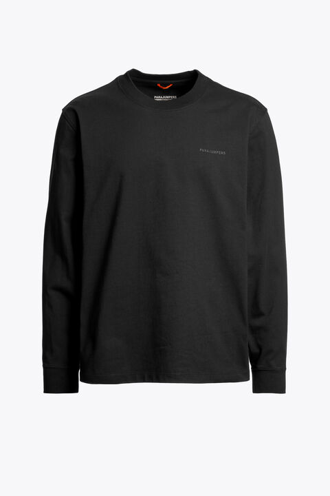 Parajumpers ROYAL - LANGARM-T-SHIRT BLACK 26WMPMTSJC03P150541