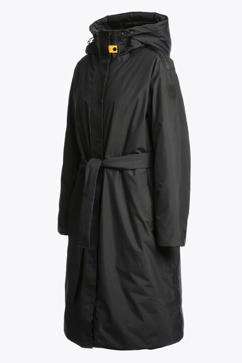 Parajumpers DUFFLE BASIC - HOODED PARKA BLACK 25WMPWJKED42P860541