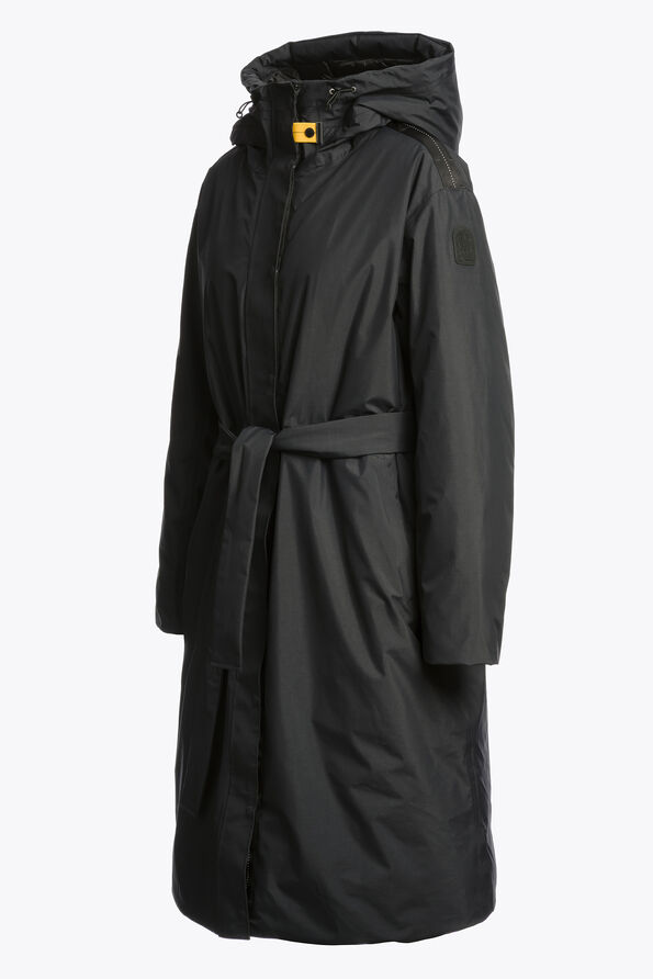 Parajumpers DUFFLE BASIC - HOODED PARKA BLACK 25WMPWJKED42P860541