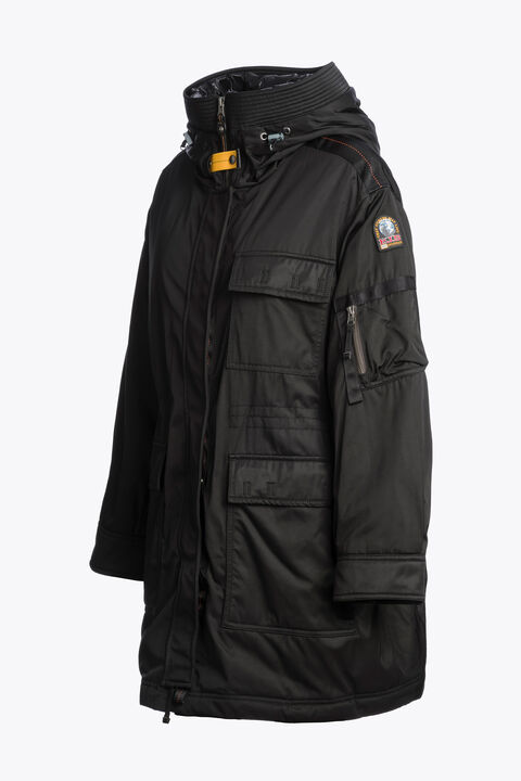 Parajumpers NETTIE - HOODED PARKA BLACK 25WMPWJKIN33P960541