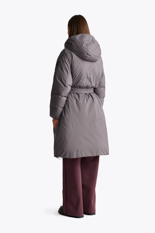 Parajumpers DERAS - LONG JACKET GRAPHITE ORCHID 26WMPWPUTA30P810124