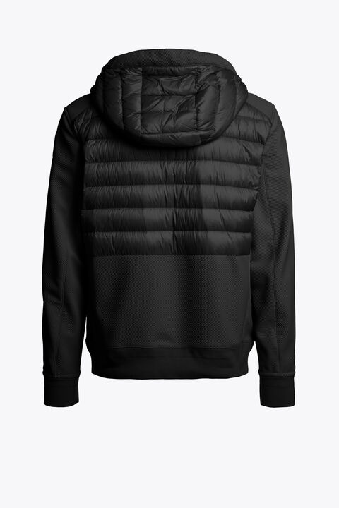 Parajumpers BUCK - HYBRID JACKET BLACK 26WMPMHYWU04P100541