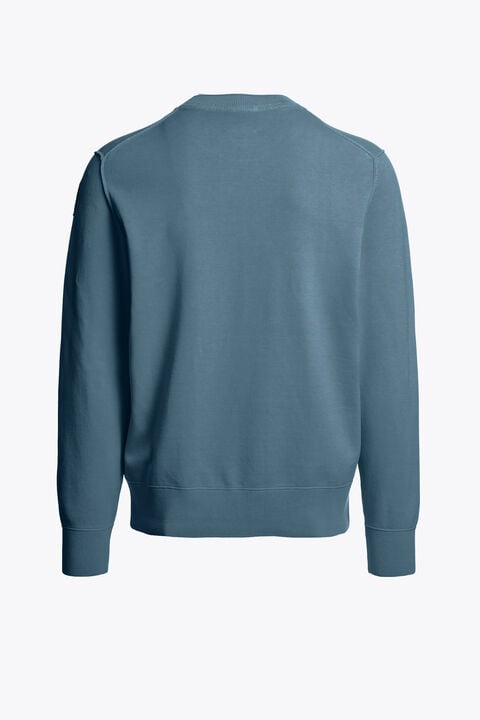 Parajumpers BASIC BRAW - CREWNECK SWEATER MARINE 26SMPMKNKC04P070512