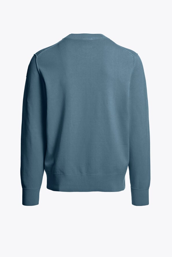 Parajumpers BASIC BRAW - CREWNECK SWEATER MARINE 26SMPMKNKC04P070512