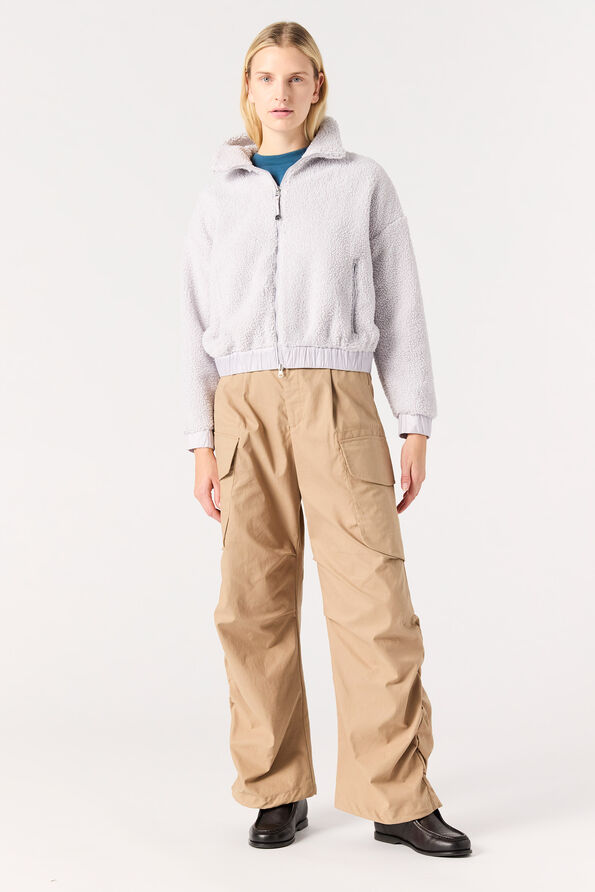 Parajumpers SORI - FULL-ZIP SWEAT PEARL GREY 25WMPWFLPF32PC10118