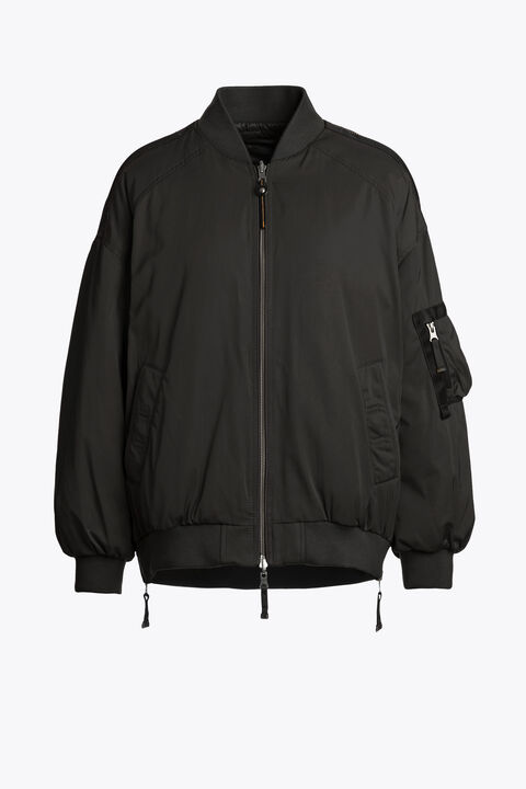 Parajumpers BOMB - REVERSIBLE BOMBER BLACK 25WMPWJKIN32P960541