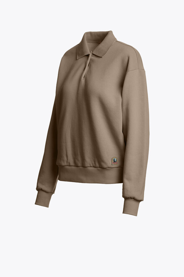 Parajumpers SARANDA - POLO MANCHES LONGUES SLATE MUD 26WMPWFLFJ33P650128