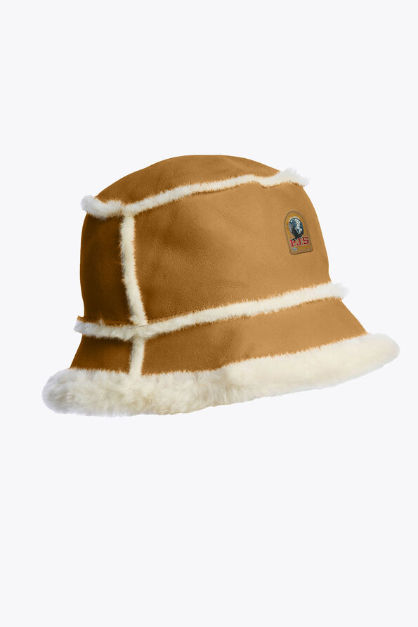 Parajumpers SHEARLING - BUCKET HAT ALMOND 25WMPABUHA32PAD0718