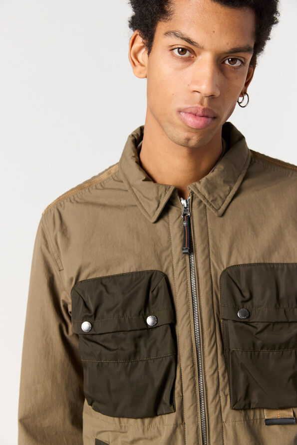 Parajumpers ZACHARY - OVERSHIRT EARTH  -  DEEP MOSS 25WMPMOSLA01P43B038