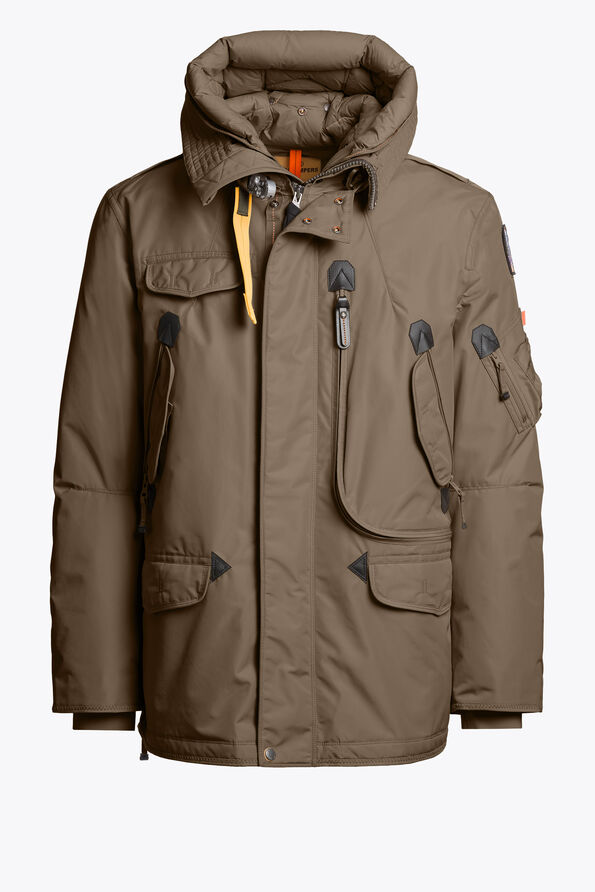 Parajumpers RIGHT HAND - 후드 재킷 SLATE MUD 26WMPMJKMA03P010128