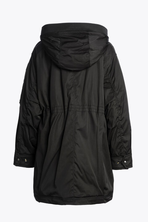 Parajumpers NETTIE - HOODED PARKA BLACK 25WMPWJKIN33P960541