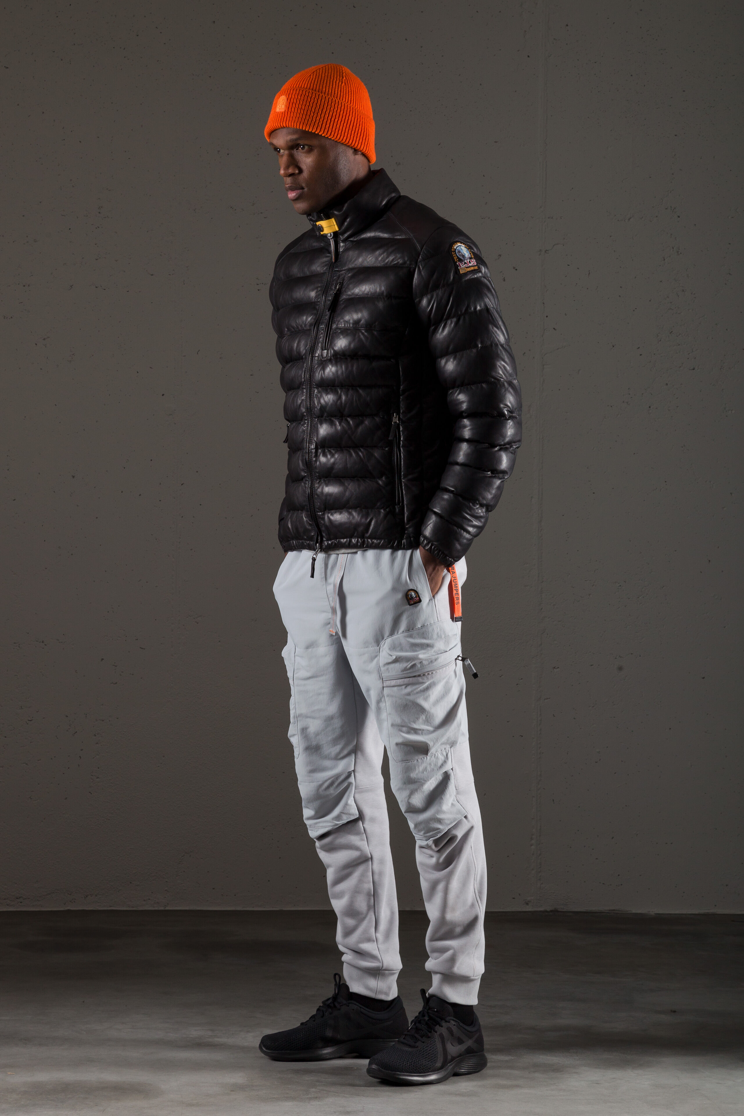 parajumpers leather jacket