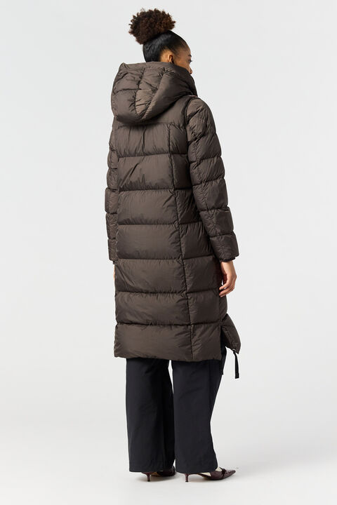 Parajumpers PANDA - LONG DOWN JACKET PEARL GREY 25WMPWPUEL31P700118