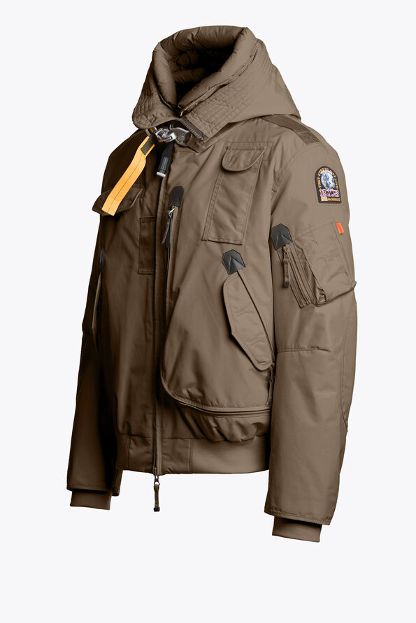 Parajumpers GOBI - HOODED BOMBER SLATE MUD 26WMPMJKMA01P010128