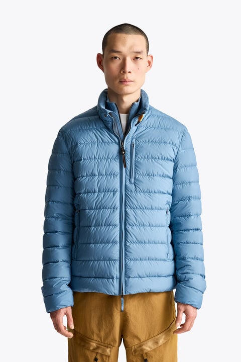 Parajumpers UGO - SHORT DOWN JACKET SKY STEEL 26WMPMPUSL04P090138