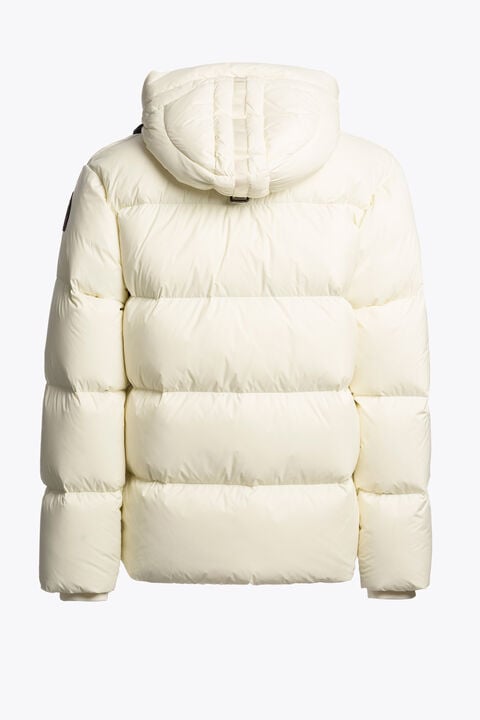 Parajumpers CLOUD - HOODED DOWN JACKET WARM IVORY 26WMPMPUPP01P050132