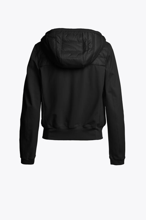 Parajumpers CAELIE - HYBRID SWEAT BLACK 26SMPWHYFP31P550541
