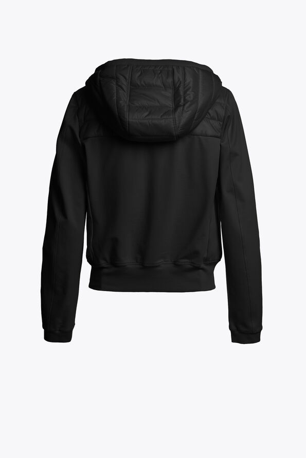 Parajumpers CAELIE - HYBRID SWEAT BLACK 26SMPWHYFP31P550541