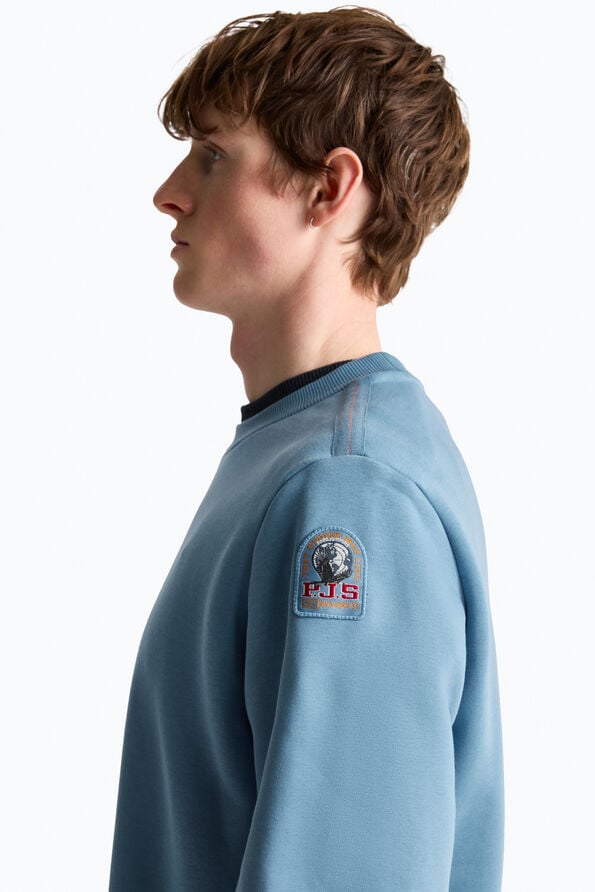 Parajumpers K2 - CREWNECK SWEATSHIRT ASH GREY MELANGE 26WMPMFLEY21P160608