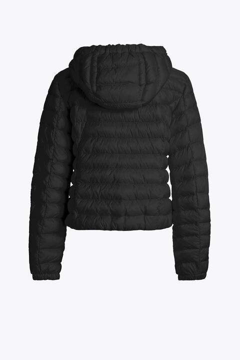 Parajumpers GENIE - GEWATTEERD JAS MET CAPUCHON BLACK 26SMPGPUSL83PGC0541