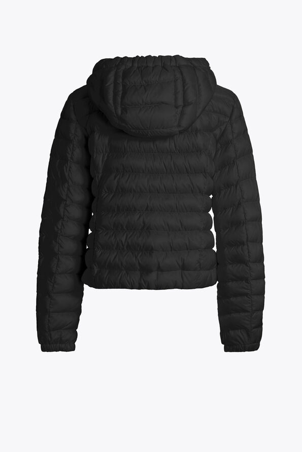 Parajumpers GENIE - GEWATTEERD JAS MET CAPUCHON BLACK 26SMPGPUSL83PGC0541