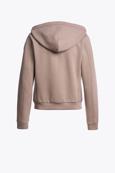 Parajumpers CAELIE - HYBRID SWEATSHIRT MAUVE GREY 26WMPWHYFP31P630121