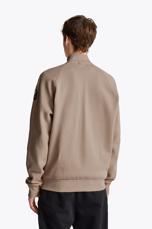 Parajumpers ASSORO - FULL-ZIP SWEATSHIRT SLATE MUD 26WMPMFLFJ03P190128