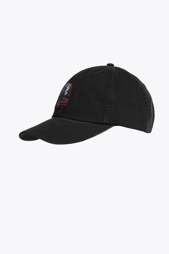 Parajumpers PATCH - BASEBALL CAP BLACK 26SMPABCHA02PAD0541