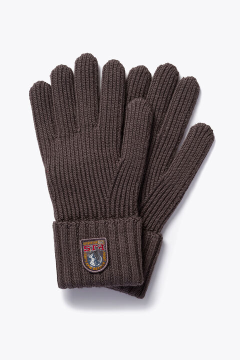 Parajumpers NOEZ - KNITTED GLOVES GRAPHITE ORCHID 26WMPAGLGL71PAL0124