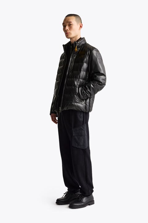 Parajumpers LEVICO - FULL-ZIP CARDIGAN BLACK 26WMPMKNLW03P280541