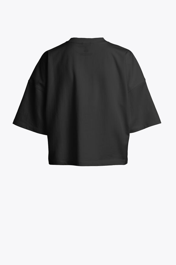 Parajumpers ROZANNE - CROP T-SHIRT BLACK 25WMPWTSHJ35PZ80541