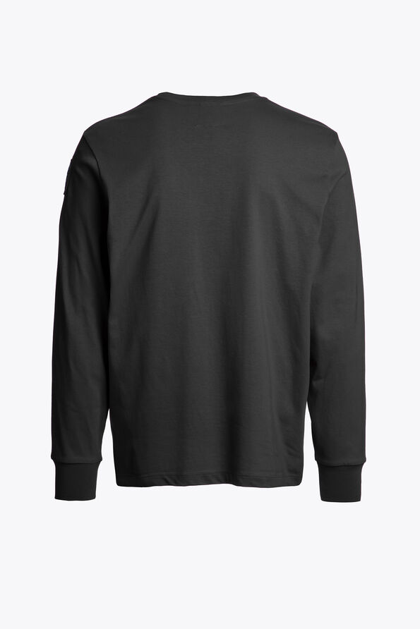 Parajumpers KIP - LONG SLEEVE T-SHIRT BLACK 26WMPMTSER28P170541