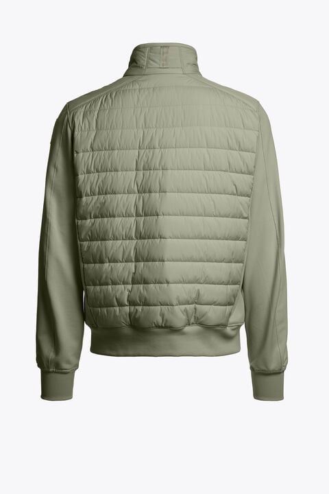 Parajumpers ELLIOT- HYBRID SWEATSHIRT ASHEN SAGE 26SMPMHYFP02P060274