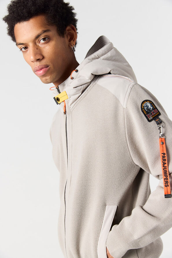 Parajumpers NEW DOMINIC - CREWNECK SWEATER CHATEAU GREY 25WMPMKNRK06P450110