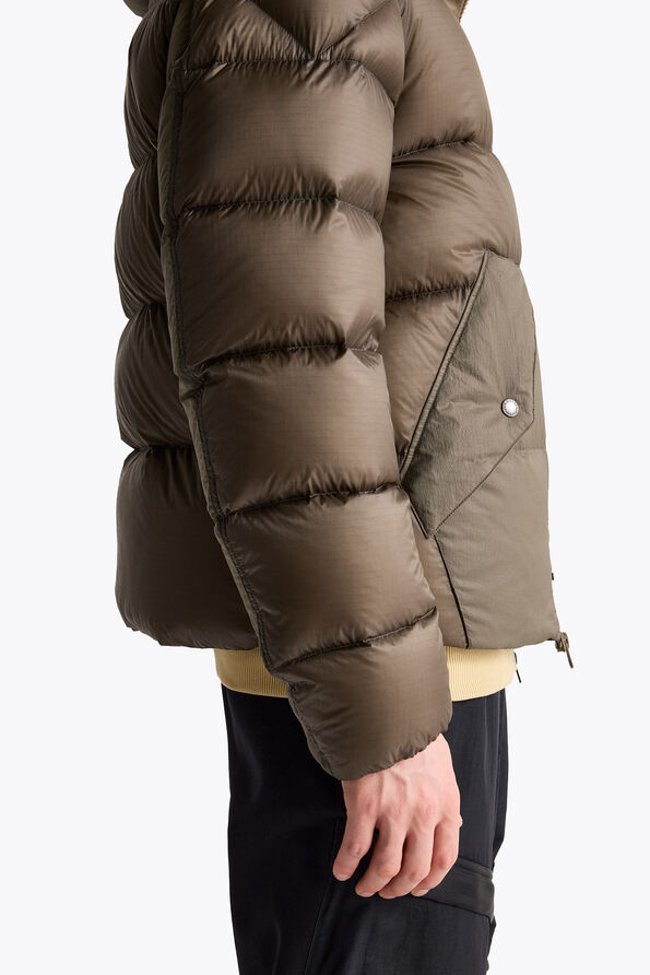Parajumpers GOLBURN - SHORT DOWN JACKET SLATE MUD 26WMPMPUMU01P320128