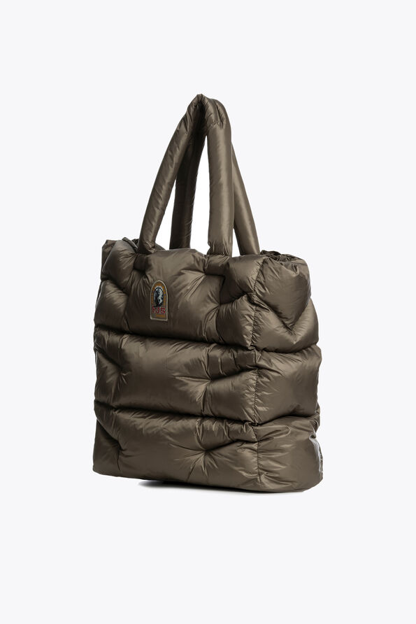 Parajumpers HOLLYWOOD - TOP HANDLE BAG OLIVE GREY 25WMPABABA32PAB0103
