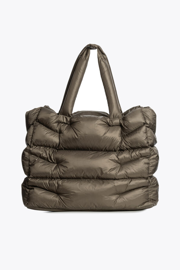 Parajumpers HOLLYWOOD - TOP HANDLE BAG OLIVE GREY 25WMPABABA32PAB0103