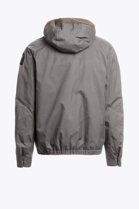 Parajumpers KOUGE - HOODED PUFFER NOWHERE - SLATE MUD 26WMPMJKBI01P22B073