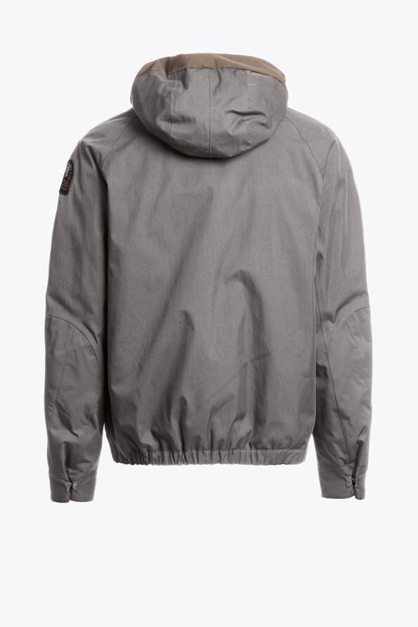 Parajumpers KOUGE - HOODED PUFFER NOWHERE - SLATE MUD 26WMPMJKBI01P22B073