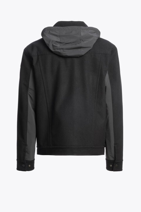 Parajumpers HINA - WOOL JACKET BLACK 26WMPMJKLZ01P230541