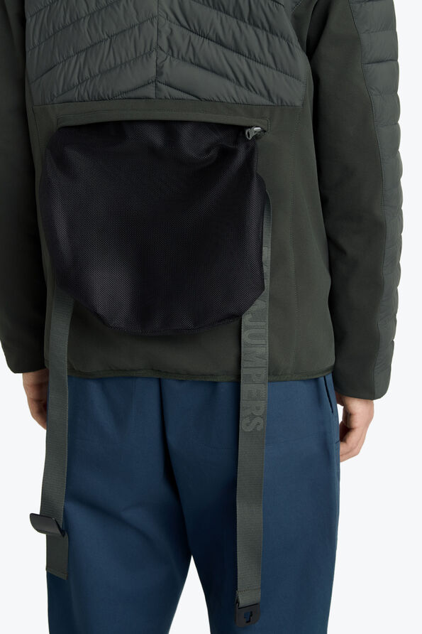 Parajumpers DUNFRIES - HYBRID JACKET GREEN GABLES 26SMPMHYTV01P400242