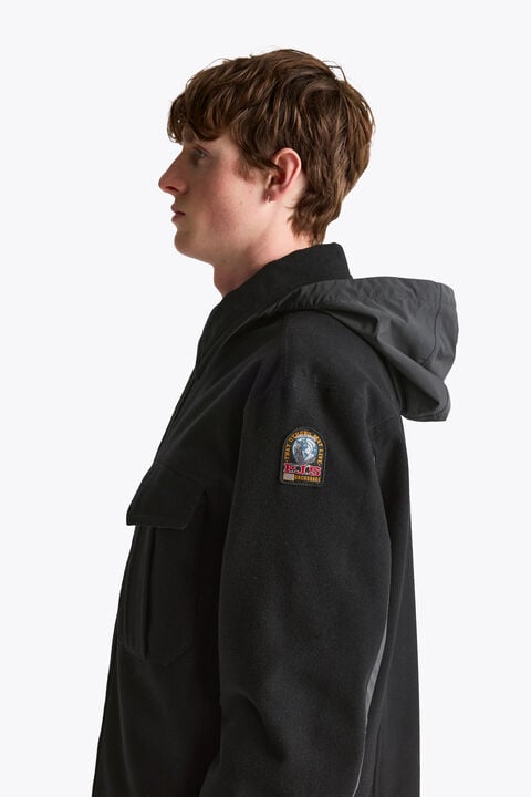 Parajumpers HINA - WOOL JACKET BLACK 26WMPMJKLZ01P230541