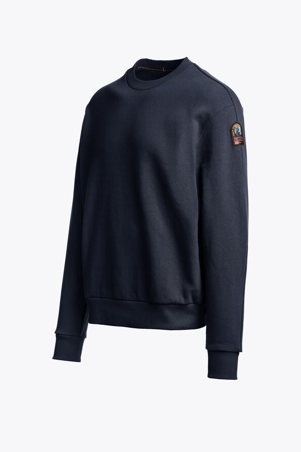 Parajumpers KEOTA - SWEATSHIRT COL ROND BLUE NAVY 26WMPMFLFJ01P190316