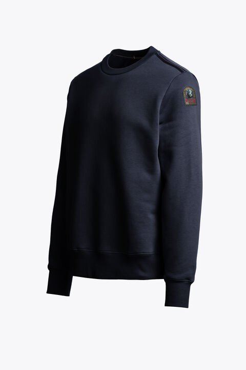Parajumpers K2 - CREWNECK SWEATSHIRT BLUE NAVY 26WMPMFLEY21P160316