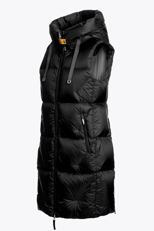 Parajumpers ZULY - HOODED VEST BLACK 25WMPWPUHY35P730541