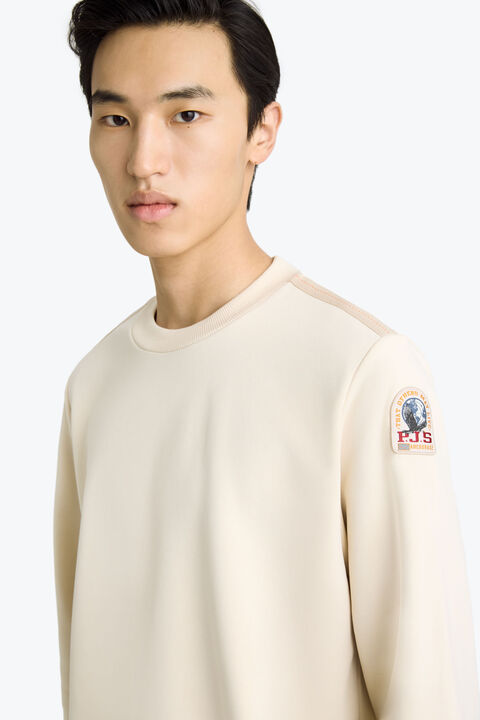 Parajumpers K2 - CREWNECK FLEECE BONE 26SMPMFLEY21P100266