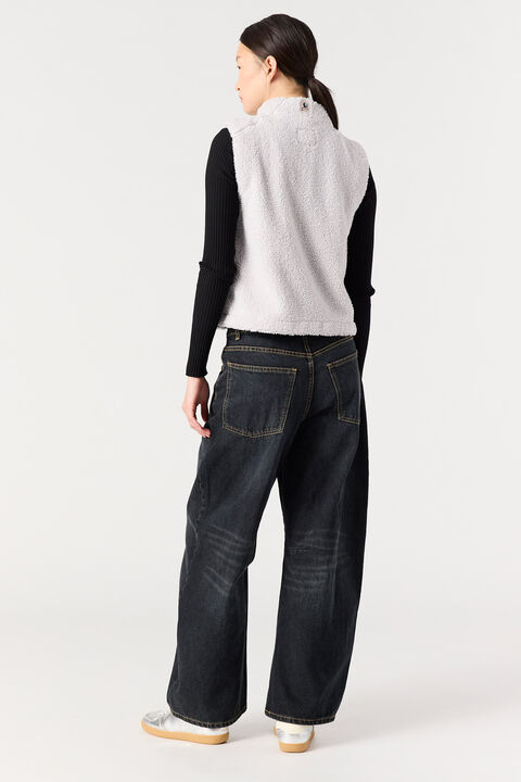 Parajumpers VENUS - FULL-ZIP VEST PEARL GREY 25WMPWFLPF34PC10118