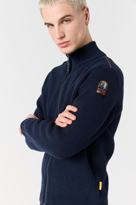 Parajumpers MANNY - FULL-ZIP CARDIGAN BONE 25WMPMKNRG02P470266