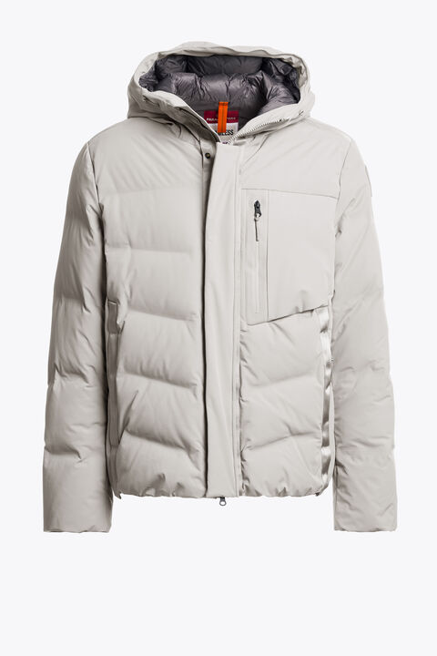Parajumpers TAIGA - HOODED JACKET MID GREY 26WMPMJKSS01P410137